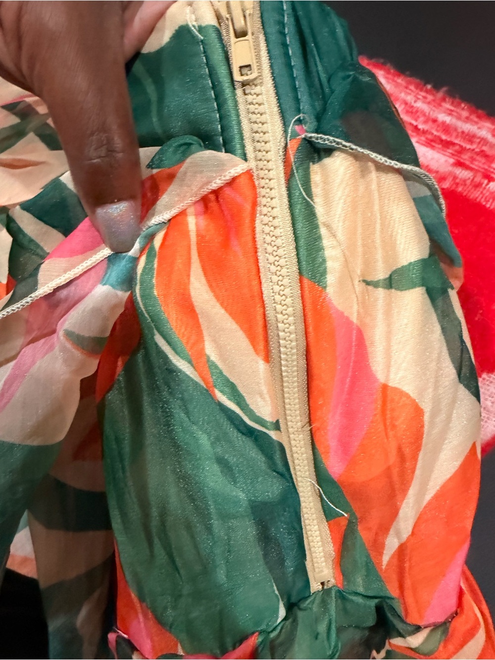 🌺 Love Highlight Tropical Ruffle High-Low Maxi Skirt - Picture 6 of 7